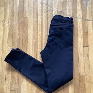 Luxe Frame Ladies Size 27-28 Solid Black Skinny Denim Jeans,Cotton Blend,USA